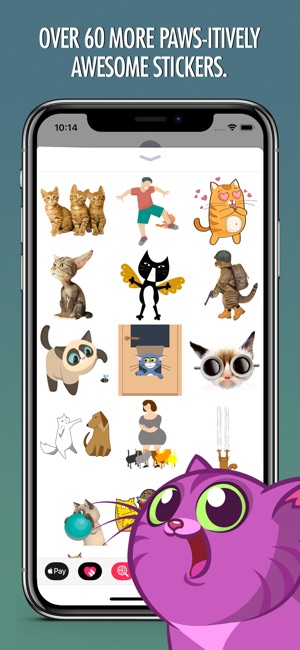 Cats Animated Text Stickers 2(圖2)-速報App