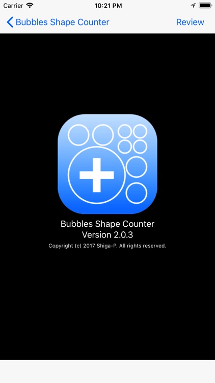 Bubbles Shape Counter