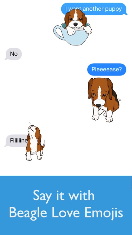 Beagle Love Emojis