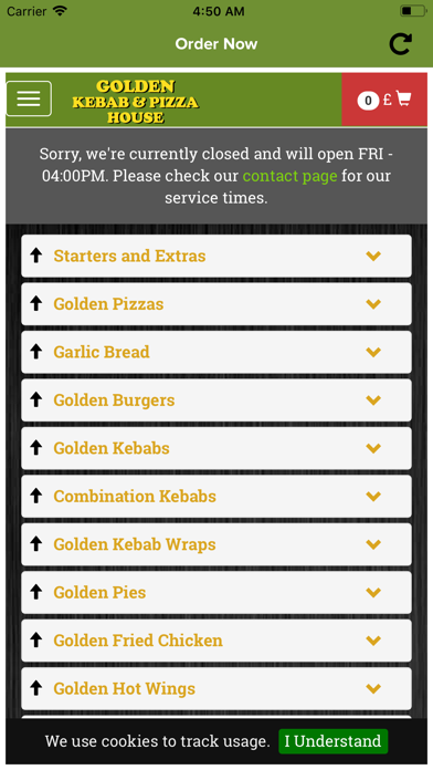 Golden kebab and Pizza House screenshot 2