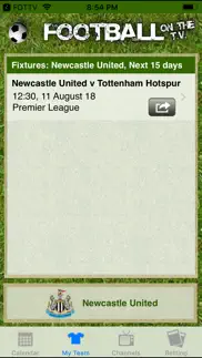 football on the tv iphone screenshot 4