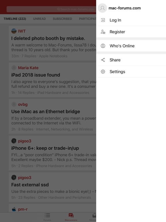Screenshot #6 pour M-Forums Mobile