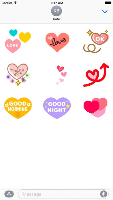Animated Heart and Love Emoji screenshot 2