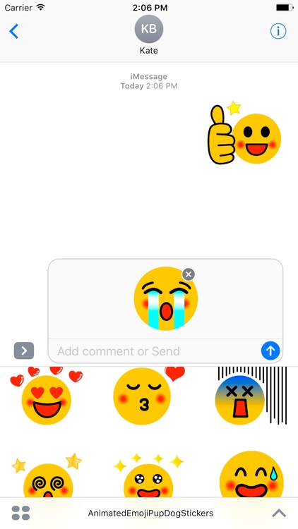 Animated Emoji, Pup Dog Stickers