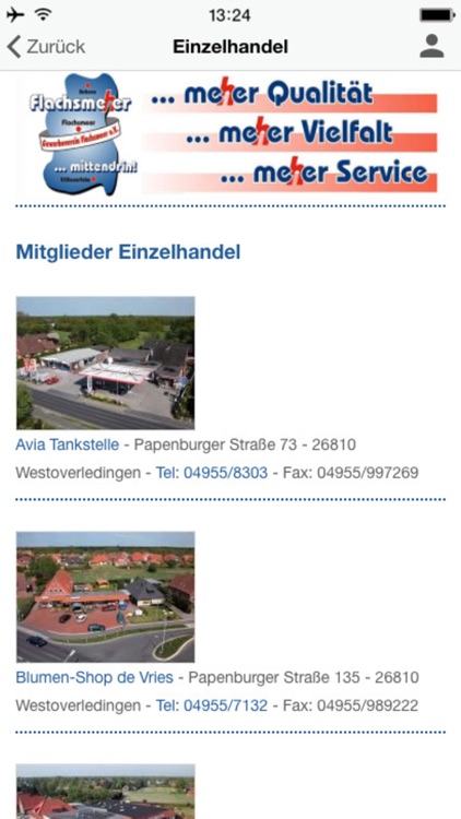 Gewerbeverein Flachsmeer e.V. screenshot-5