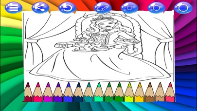 Coloring Book For Princesses screenshot 2
