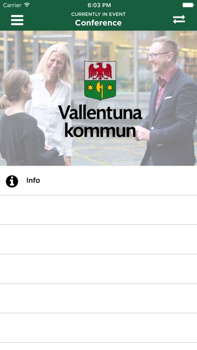 Vallentuna kommuns möten screenshot 2