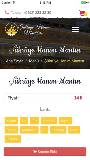 Ordu Mantı Sipariş(圖2)-速報App