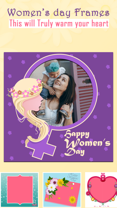 How to cancel & delete Women's Day Photo Frame Wishes from iphone & ipad 2