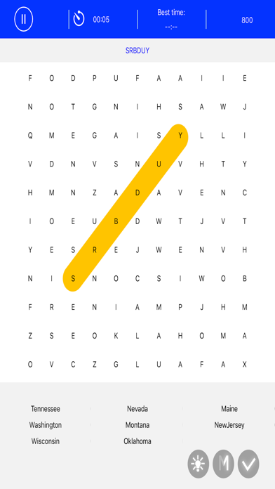 US History Word Search screenshot 2