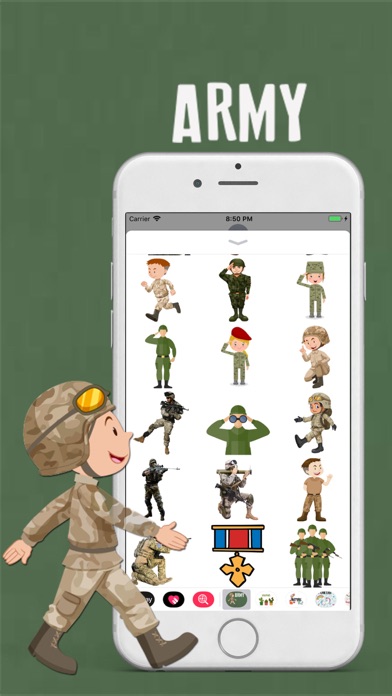 Army Pack Stickers screenshot 3