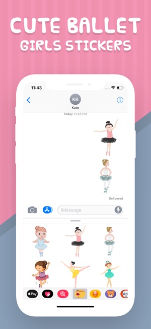 Cute Ballet Girls Stickers(圖4)-速報App