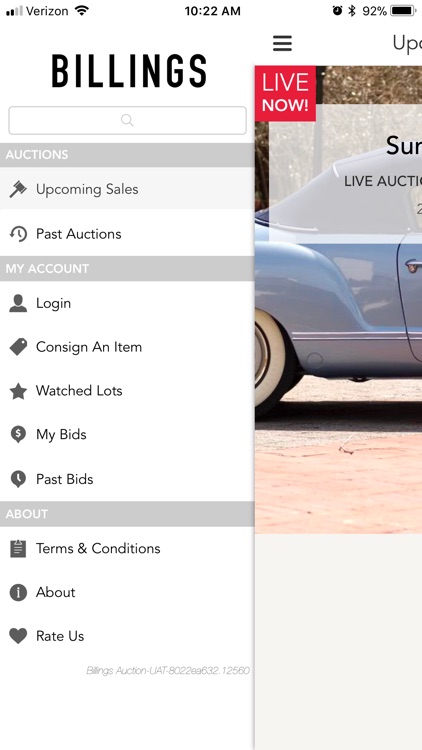 BILLINGS Auction screenshot-4