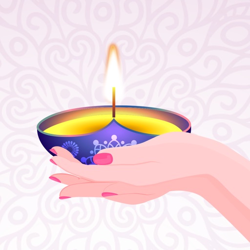 elegant diwali wishes sticker