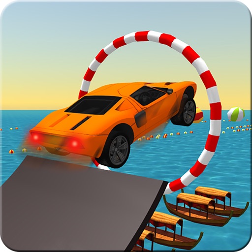 Floating Aqua Car Stunt