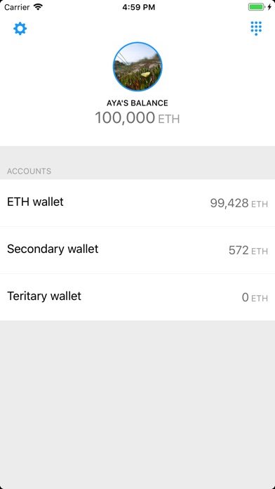 Cream - Blockchain wallet screenshot 2