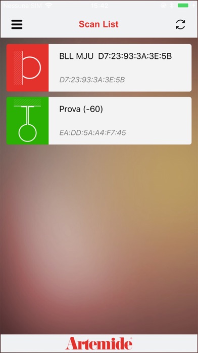Artemide App screenshot 2