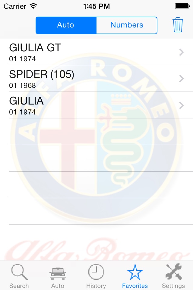 Autoparts for Alfa Romeo screenshot 4