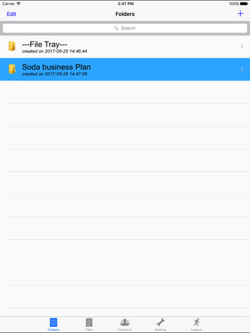 SODA Safe of Data App - náhled