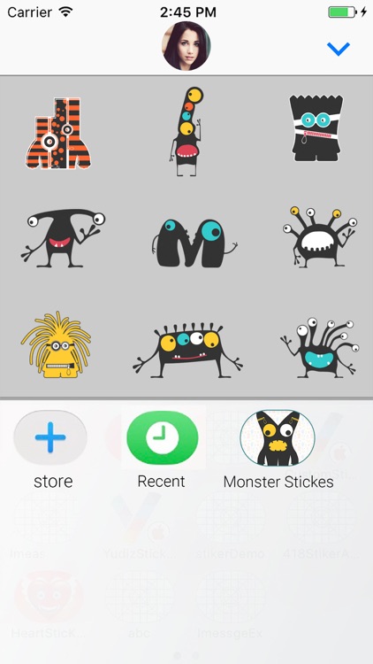 Cute Monster Animated Stickers screenshot-3