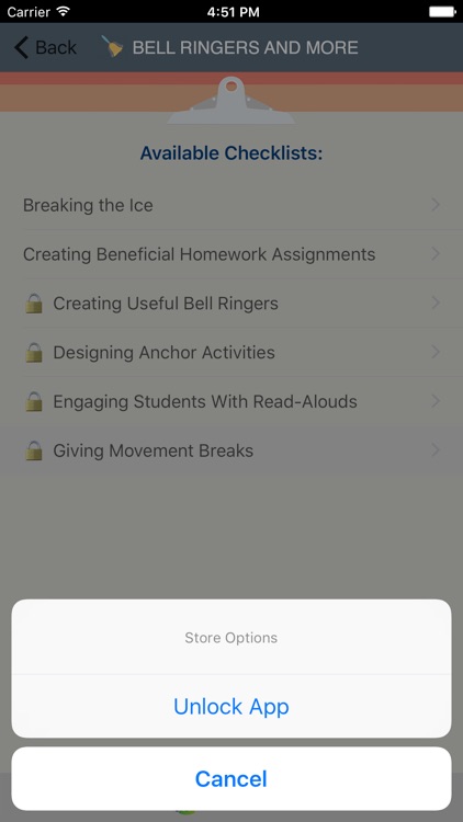 Classroom Checklist 7-12 screenshot-4