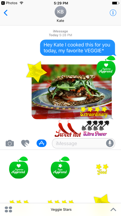 Veggie Stars - Rate your food screenshot 2