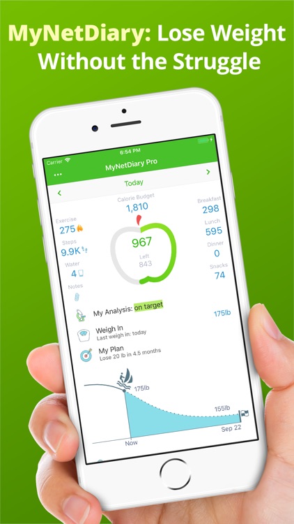 MyNetDiary - Calorie Counter