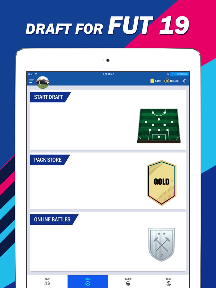 FUT 19 DRAFT  PACK SIMULATOR