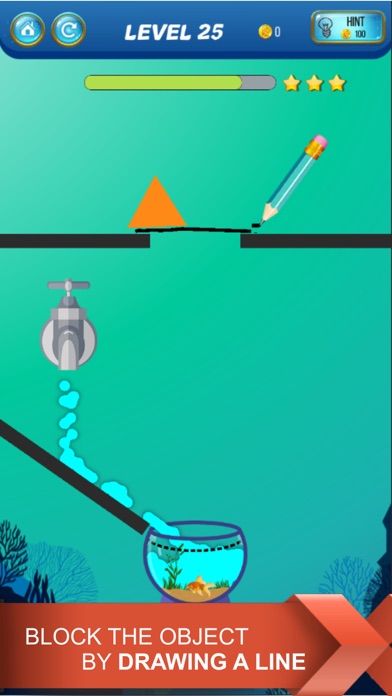 Save The Fish - Physics Puzzle screenshot 3