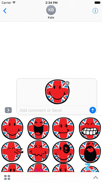 Smiley British Flags