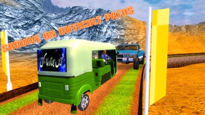 Offroad Limo rickshaw Driving screenshot 2