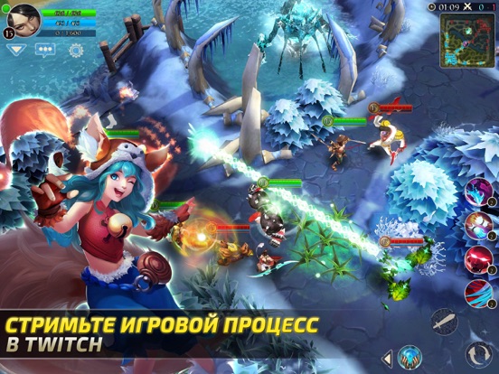 Скачать игру Heroes of Order & Chaos — мобильная MOBA!