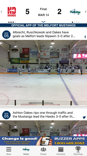 Melfort Mustangs Official App(圖2)-速報App