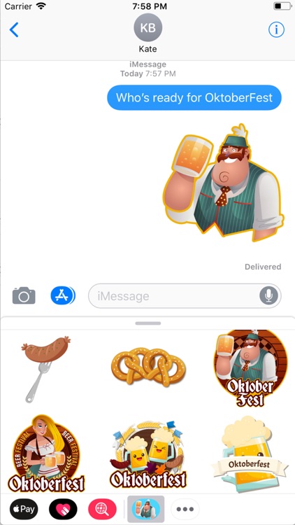 Animated Oktoberfest Stickers