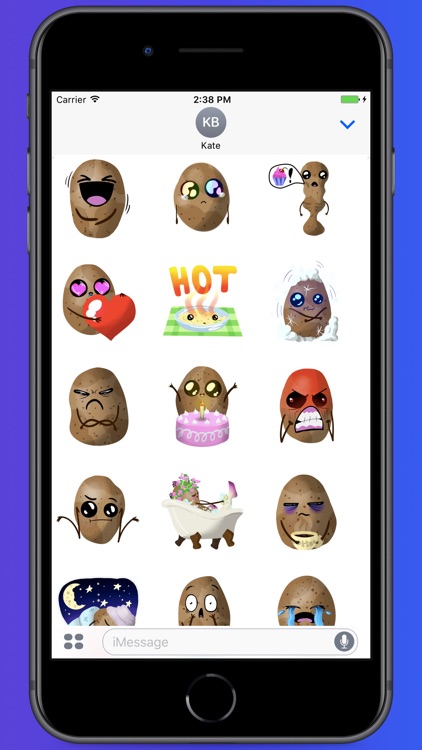 Funny Potato Stickers