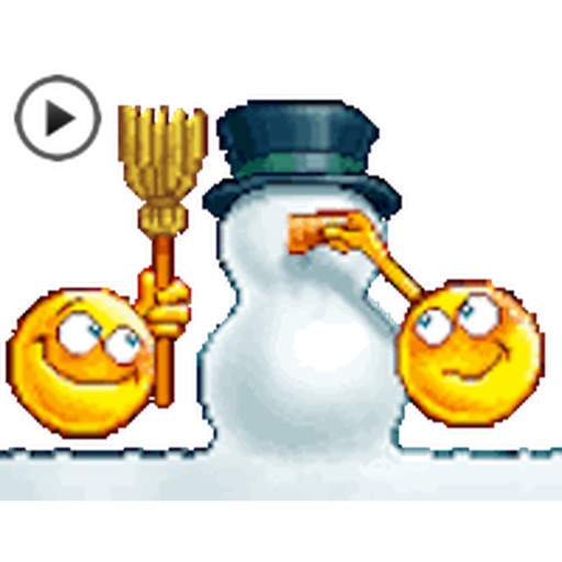 Animated Winter Emoij Sticker iOS App