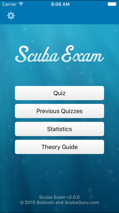 How to cancel & delete Scuba Exam from iphone & ipad 2