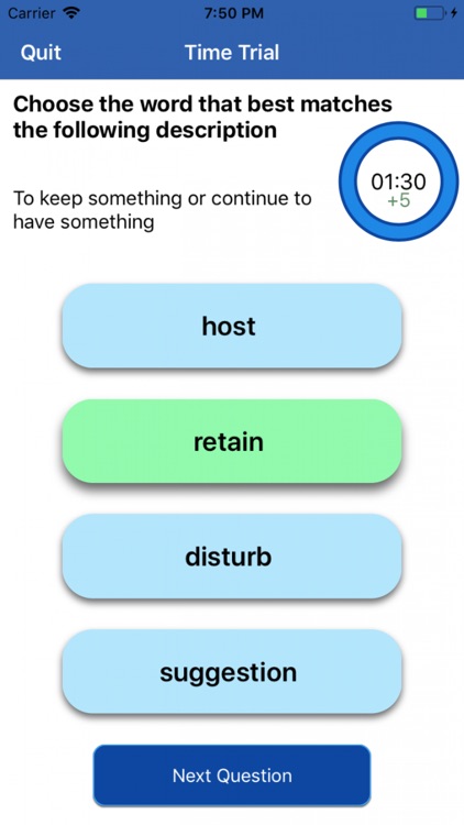 English Vocabulary Trainer