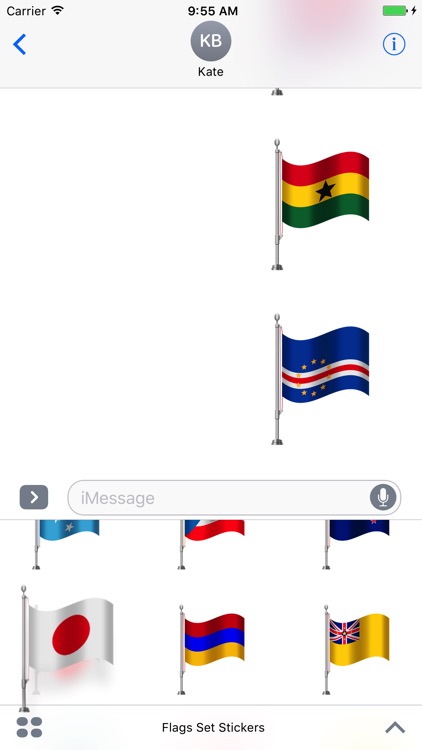 Flags Set Stickers screenshot-3