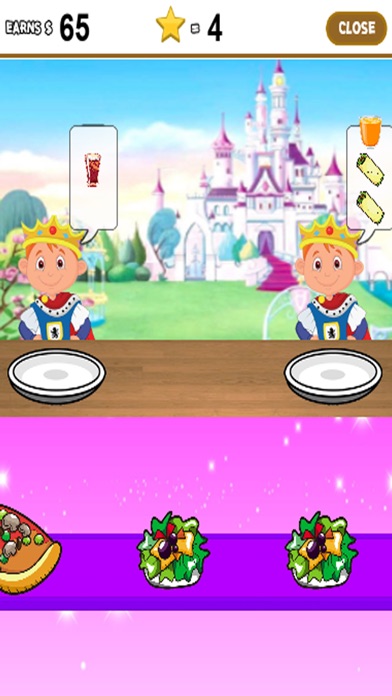 Cooking King Queen Story Food screenshot 2