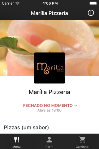 Marília Pizzeria screenshot 2