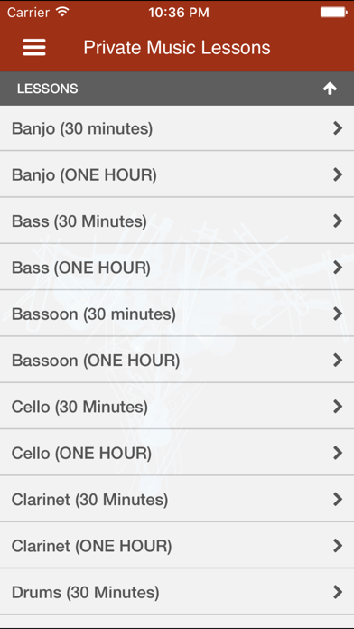 Mike's Music Lesson Scheduling screenshot 4