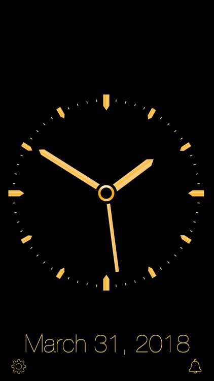 Gold Luxury Clock screenshot-7