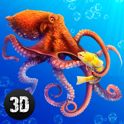 Octopus Subwater Life Simulator Icon