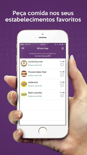 QFome App - Delivery de Comida