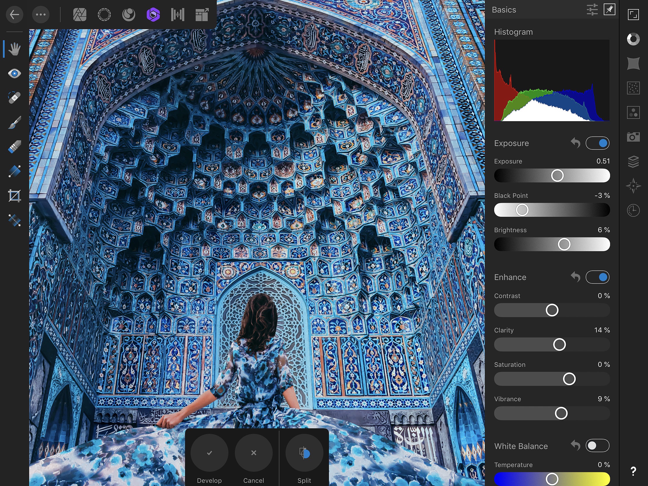 Screenshot do app Affinity Photo