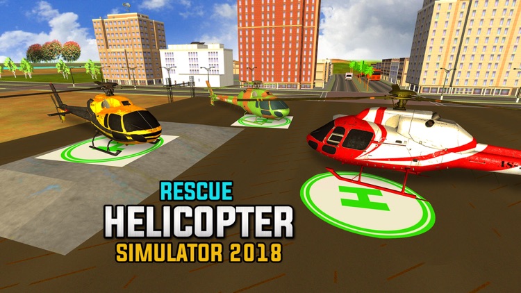 City Rescue Helicopter 911 Simulator 2018 screenshot-4