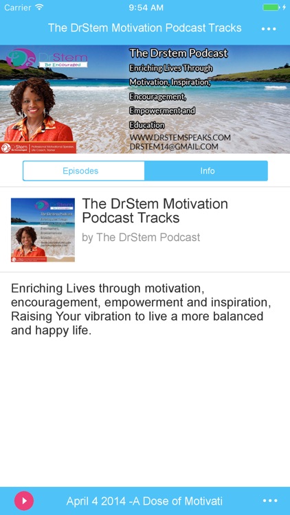 DrStem Be Encouraged Podcast