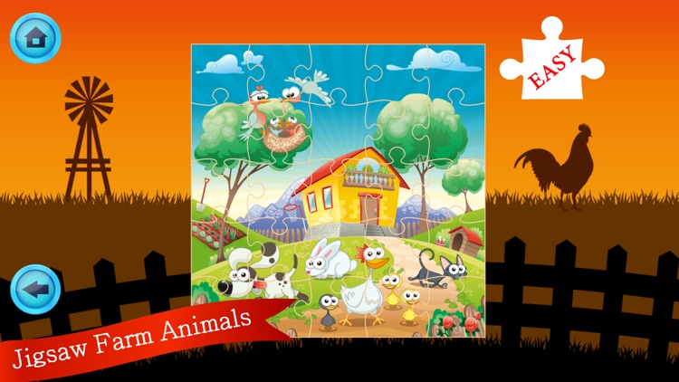 Jigsaw Farm Animals