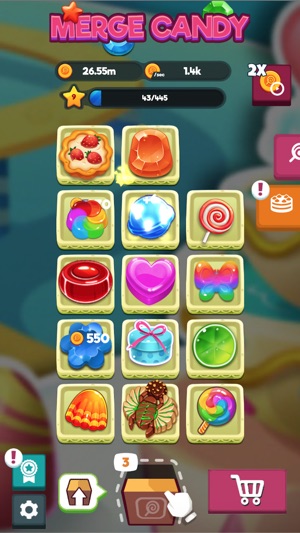 Merge Candy - Idle Tycoon Game(圖1)-速報App